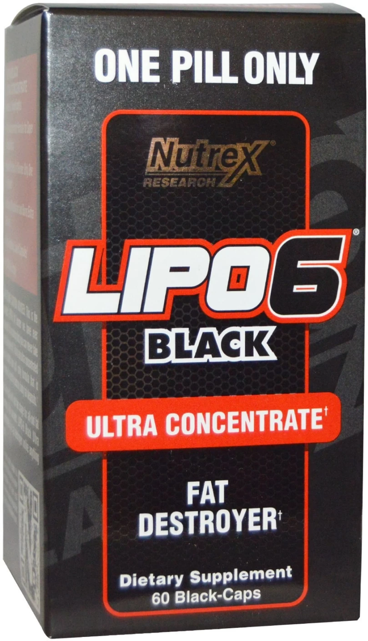 Жироспалювач Nutrex Research Lipo-6 Black Ultra Concetrate 60cap