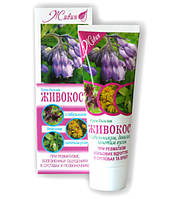 Крем-бальзам ЖИВОКОСТ із шабельником, золотим вусом