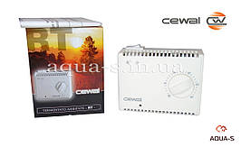 Термостат кімнатний Cewal RT 40 механічний (з вимикачем) для опалення (Італія)