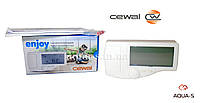 Термостат программируемый CEWAL Enjoy цифровой для систем отопления (белый) Италия