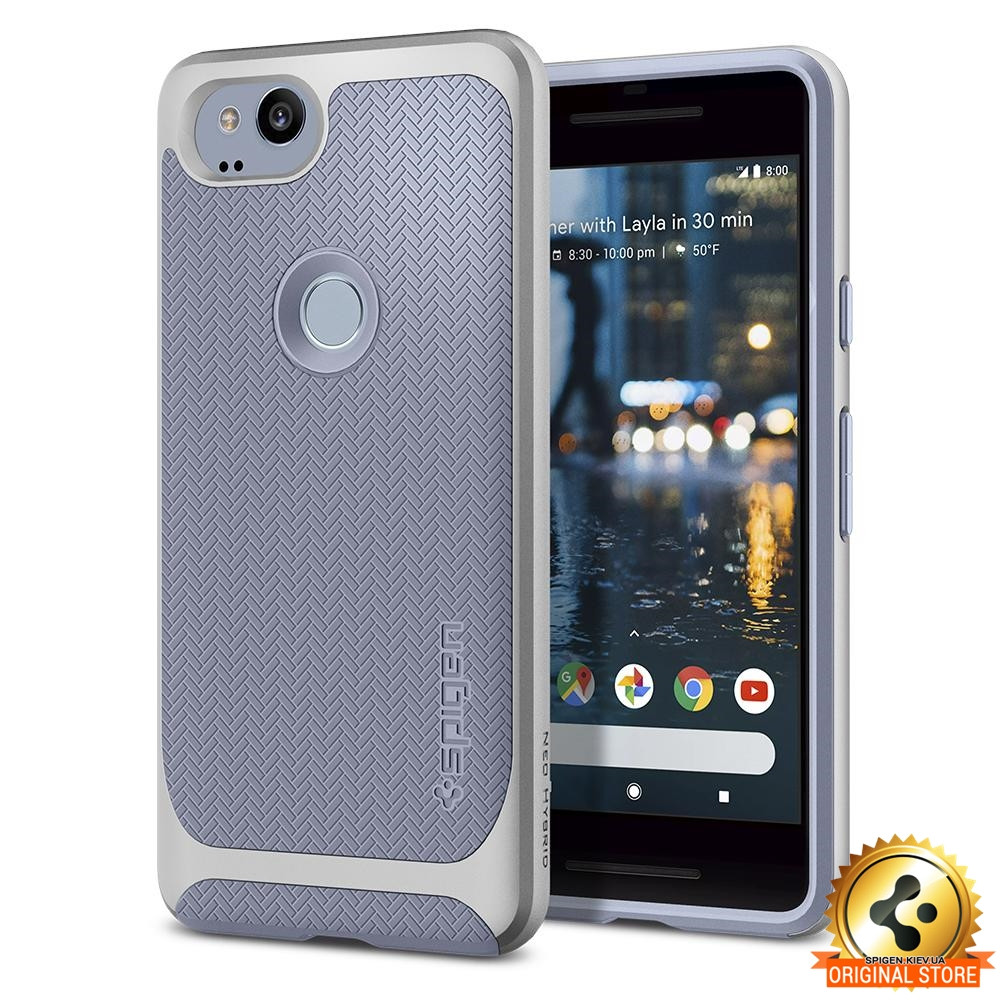 Чехол Spigen для Google Pixel 2 Neo Hybrid, Kinda Blue - фото 1 - id-p630444903