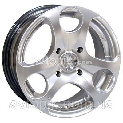 Литі диски Racing Wheels H-344 R14 W6 PCD4x100 ET35 DIA67.1 (silver)