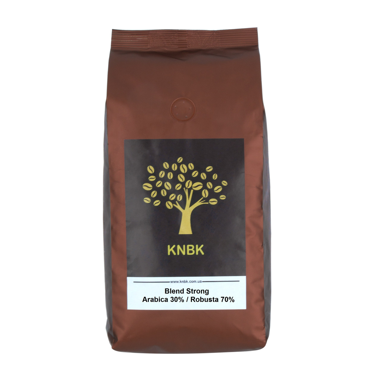 Купаж кави KNBK STRONG Арабіка 30% / Робуста 70%. 1 кг.