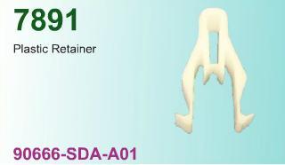 Кліпса кріплення панелі приладів, гальмування на Хонда