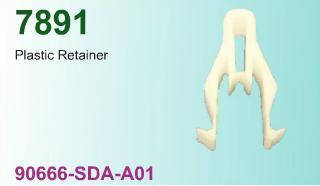 Кліпса кріплення панелі приладів, гальмування на Хонда, фото 1