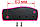 Кодовий замок для валізи КД20 рожевий, фото 2