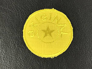 Нашивка original колір жовтий 45 мм, фото 1