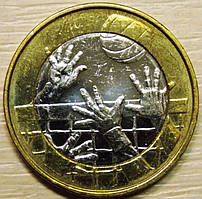 Монета Фінляндії. 5 євро 2015 р. Волейбол