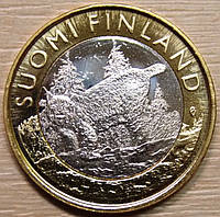 Монета Фінляндії. 5 євро 2015 р. Рись