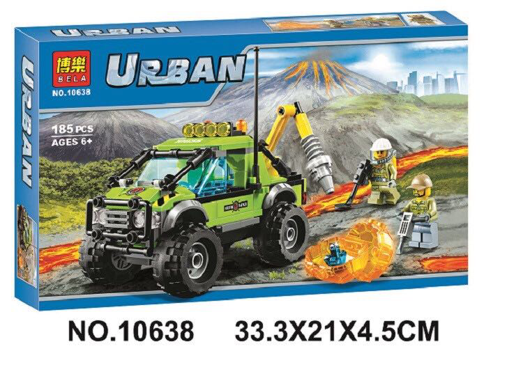 Конструктор Bela 10638 "Розвідувальний вантажівка дослідників вулканів", 185 дет