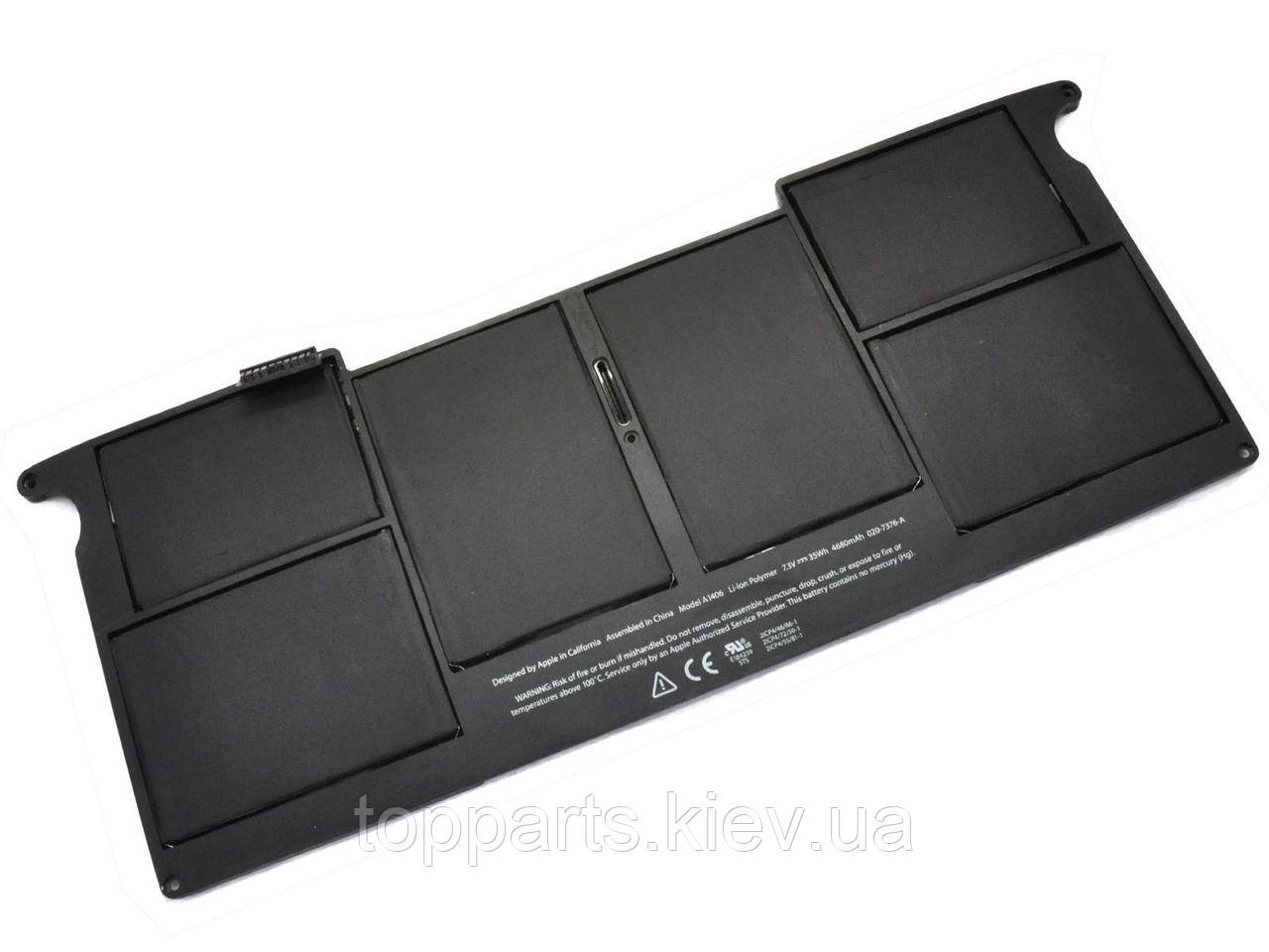 Батарея для ноутбука Apple A1406, 35Wh (4680mAh), 6cell, 7.3 V, Li-Po, чорна, ОРИГІНАЛЬНА