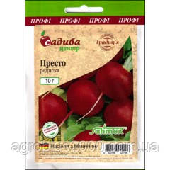 Насіння Редис Престо 10 грамів Satex