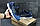 Кросівки Asics Gel Lyte V чоловічі (блакитні), ТОП-репліка, фото 6