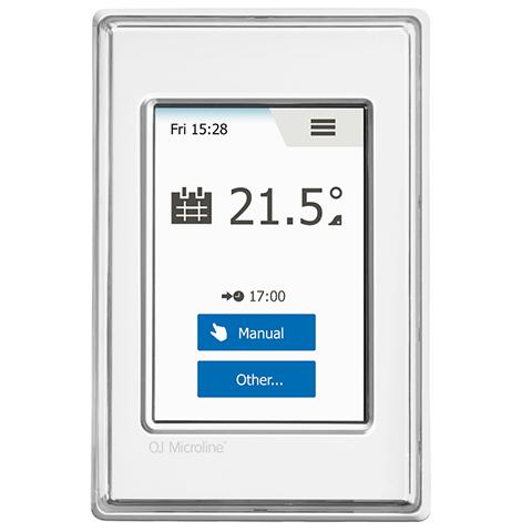 Терморегулятор OCD6-1999 Сенсорний програмований з двома датчиками (67486B)