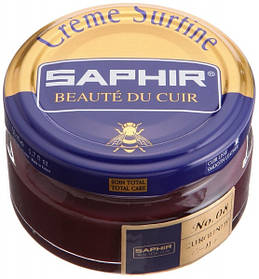 Зволожувальний крем для взуття Saphir Creme Surfine бордо (08) 50 мл