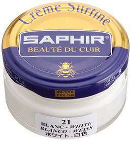 Зволожувальний крем для взуття Saphir Creme Surfine білий (21) 50 мл