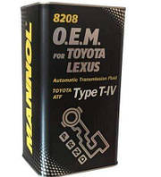 Трансмиссионное масло Mannol ATF O.E.M. for Toyota Lexus Type T-IV METALL 1л