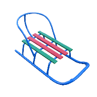Санки детские "Холодок" без толкателя Одноместные