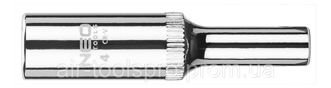 Головка змінна шестигранна 1/4", довга, NEO TOOLS