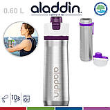 Термопляшка Aladdin Active, 0,6 л фіолетова, фото 2