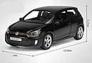 Металева модель Volkswagen Golf GTI, 1:36, фото 5