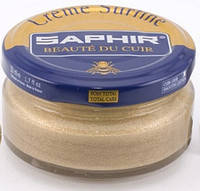 Увлажняющий крем для обуви Saphir Creme Surfine золотой (65) 50 мл