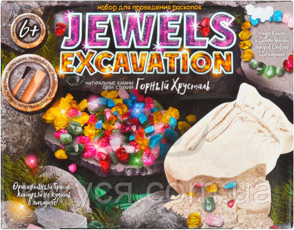 Набір для розкопок Danko Toys Jewels Excavation Камені