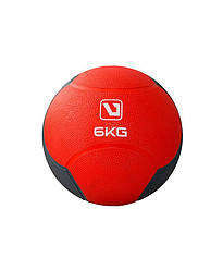 Медбол твердий 6 кг MEDICINE BALL LiveUp LS3006F-6