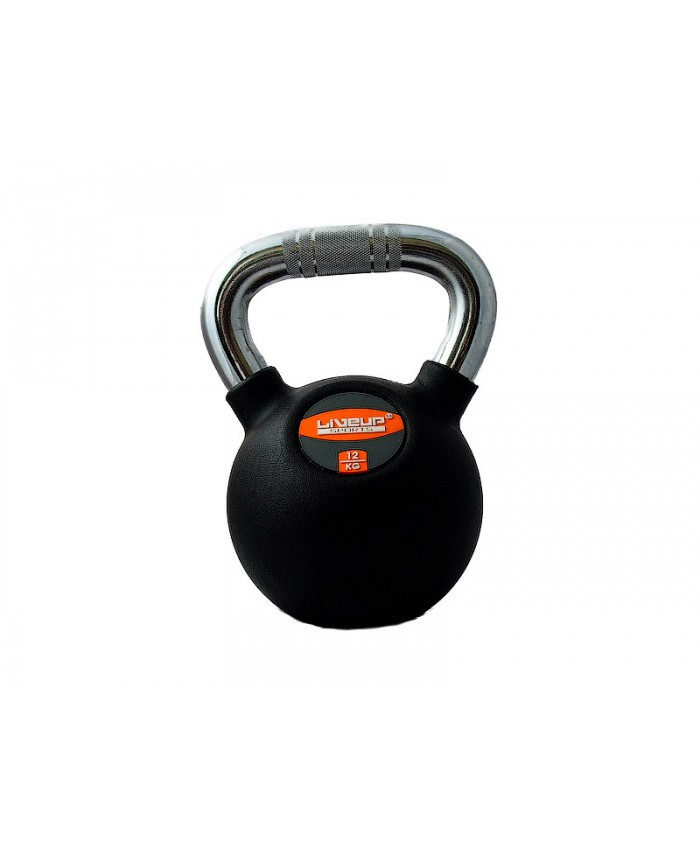 Гиря в гумовій оболонці 12 кг LiveUp LS2044-12, фото 1
