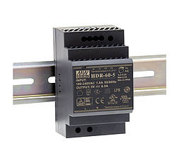 HDR-60-5 Блок живлення на Din-рейку Mean Well 32.5 вт, 5в, А 6,5