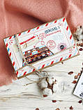 Шоколадний набір пазл Лист від діда мороза оригінальний подарунок, фото 2