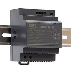 HDR-100-24 Блок живлення на Din-рейку Mean Well 92вт, 24в, 3,83А