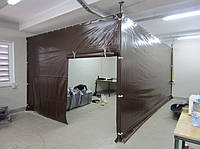 Теплоизолирующая штора-перегородка для цеха, склада из ткани ПВХ (Германия)