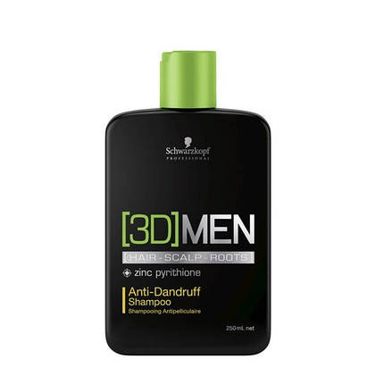 Шампунь проти лупи Schwarzkopf 3DMEN 250 мл, фото 1
