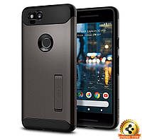 Чохол Spigen для Google Pixel 2 Slim Armor, Gunmetal
