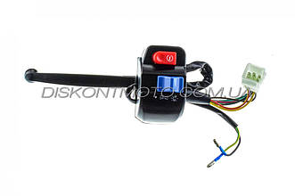 Блок кнопок керма (правий перемикач) 4T GY6 50 (барабан, кріплення, важіль) 139QMB LIPAI