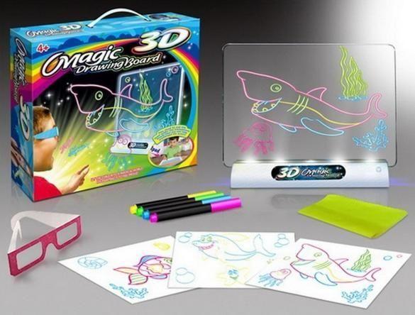 Чарівна 3D-дошка для малювання Magic Drawing Board