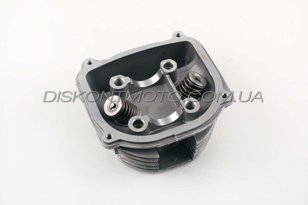 Головка циліндра 4T GY6 125 на китайський скутер (блакитна +клапани) LIPAI