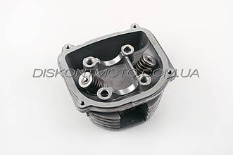 Головка циліндра 4T GY6 125 на китайський скутер (блакитна +клапани) LIPAI