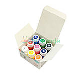 Набір акрилових фарб, МАТОВІ, 9 кольорів, 20 мл, ROSA, фото 3