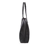 Жіноча сумочка класична велика чорна з китицею опт, фото 5