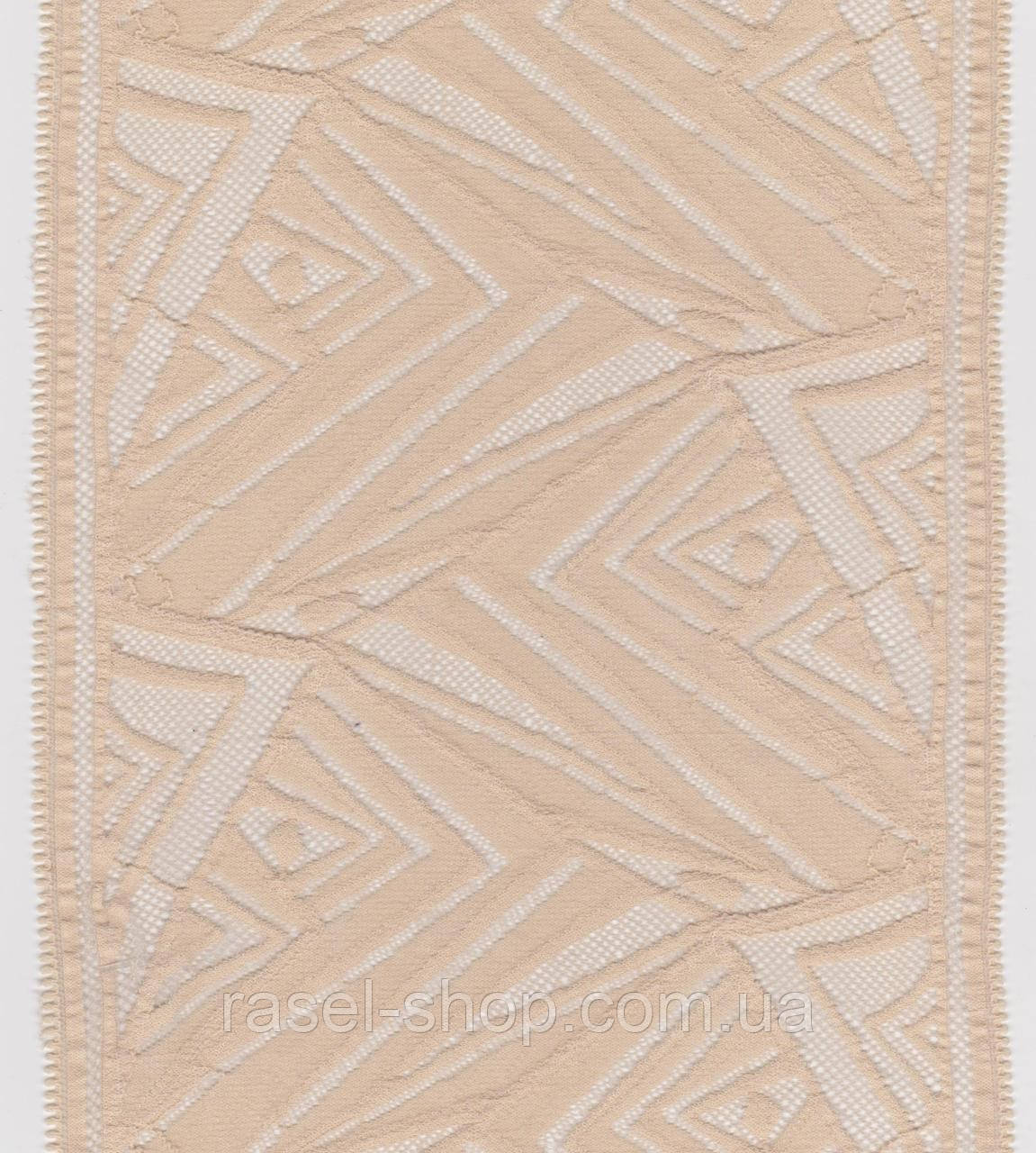 Мереживо стрейч крем 17см 1286-18, фото 1