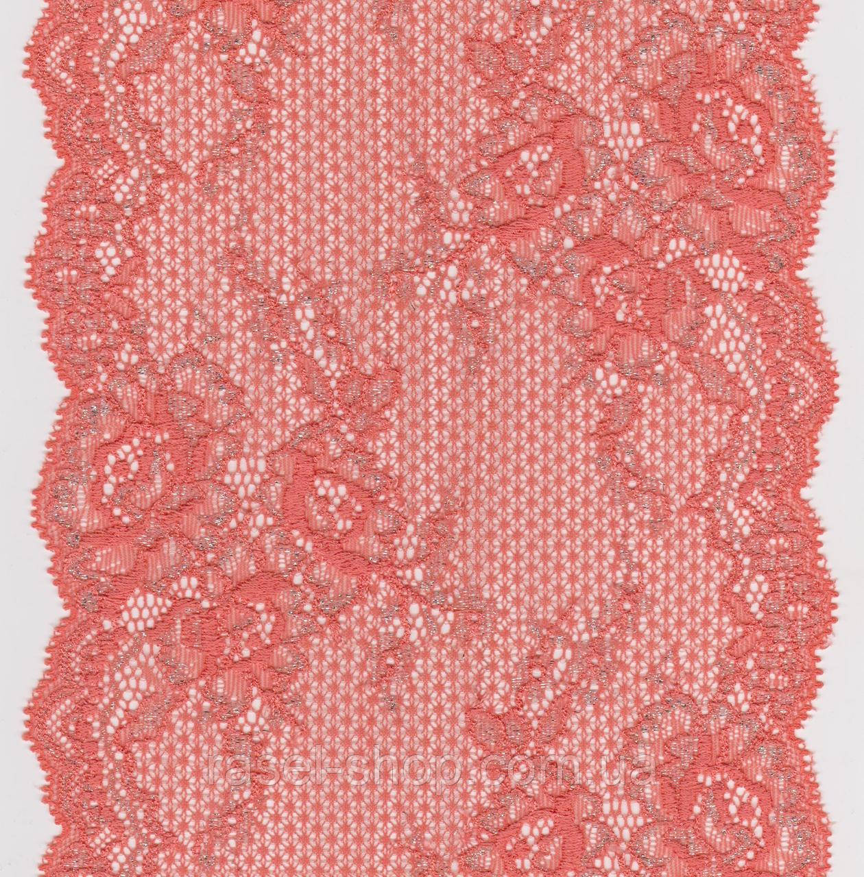 Мереживо стрейч 17см 3059-19WL A. KIRMIZI-GUMUS LUREX, фото 1