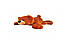 Лежачий плюшевий ведмедик Умка, 47 см, фото 7