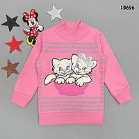Утеплена кофта "Кошенята" для дівчинки. 98, 104 см