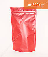 Пакет Дой Пак Красный 100х170мм с Zip-замком металлизированный, 50 грамм кофе