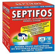Біоактиватор для септика, вигрібних ям Septifos vigor-648 грамів на 4 місяці