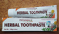 Зубная паста Patanjali Herbal Toothpaste до11.2025 Патанджали ежедневн натур травян аюрведа 100 гр Индия