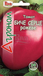 Насіння Томат індетермінантний Волове Серце рожеве 30 насінин Riva
