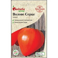 Насіння Томат індетермінантне Волове серце червоне 0,2 грама Традиція
